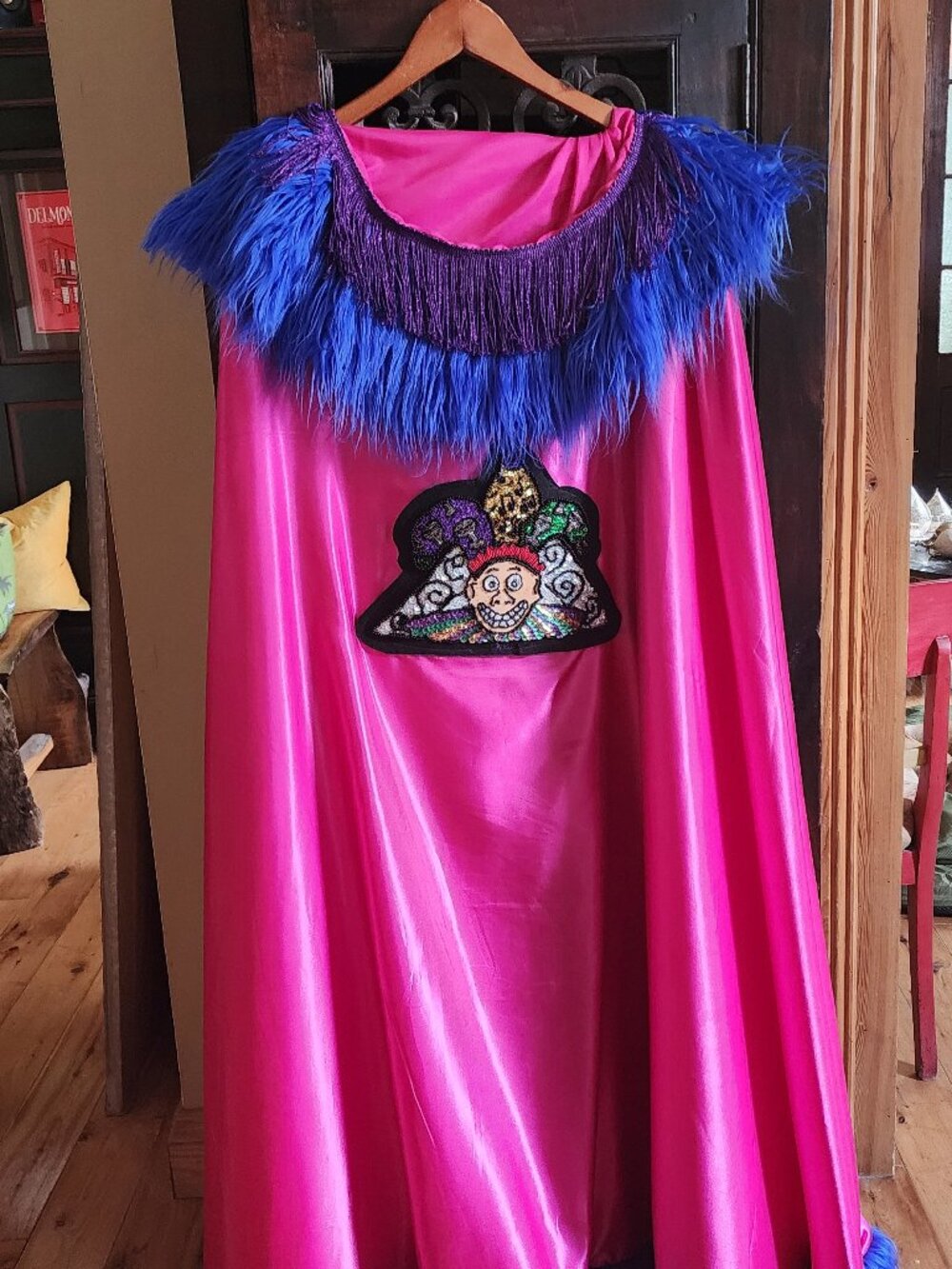 Unisex Cape/Cloak. One of a KInd Custom Designed by New Orleans' Krewe Du Vieux